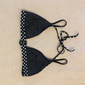 D&G vintage polka dot bikini top, size 5